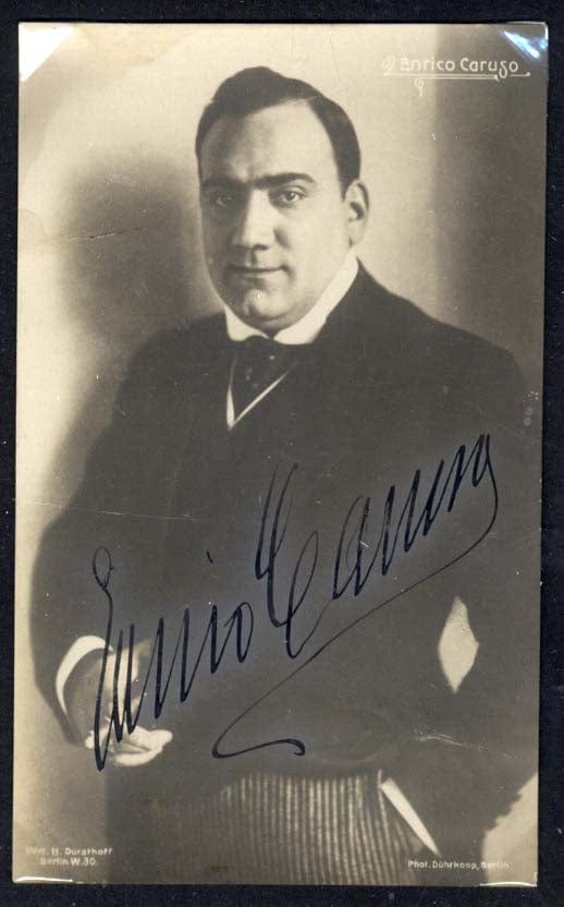 Enrico Caruso Autograph Autogramm | ID 7861984755861