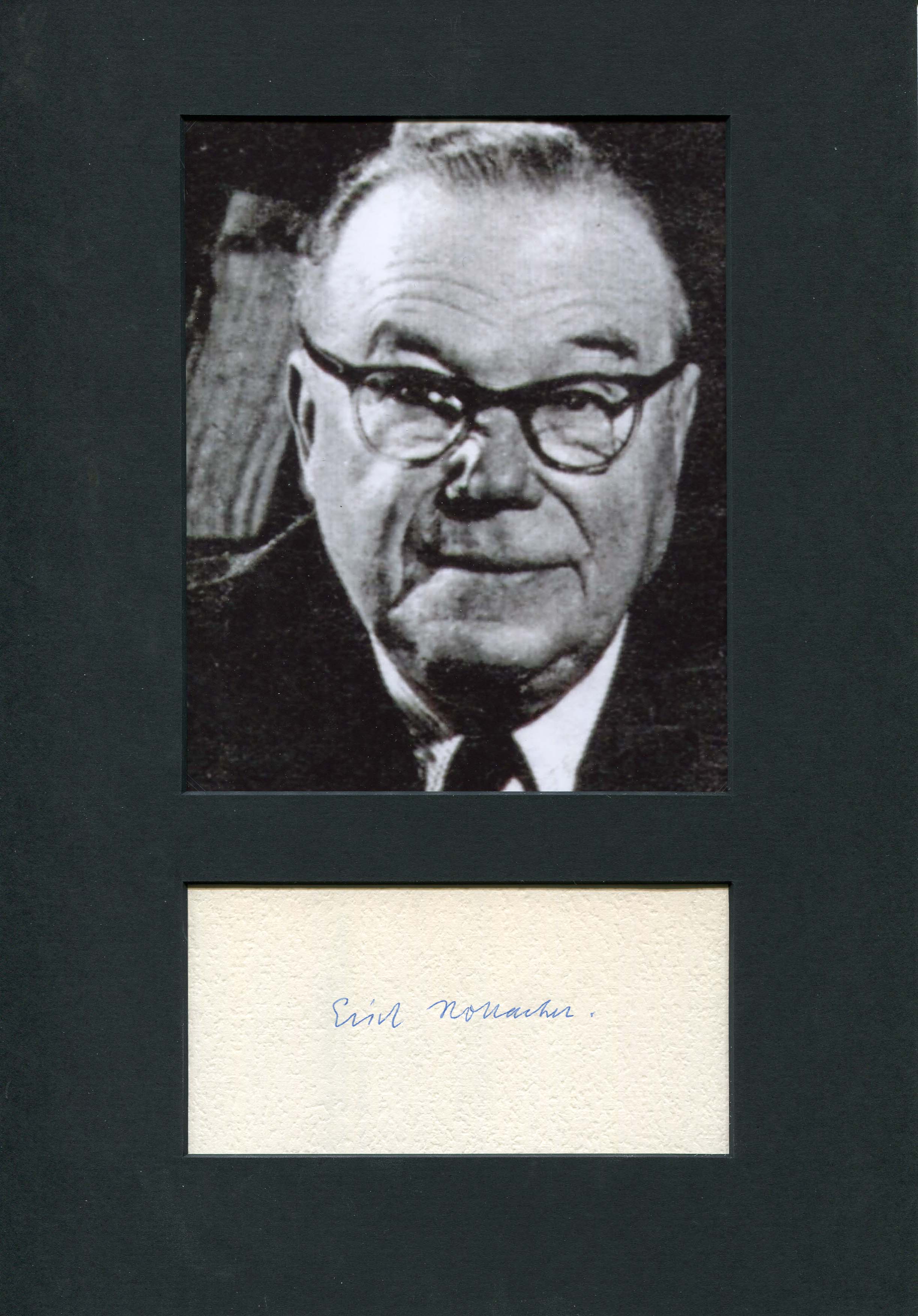 Rothacker, Erich autograph