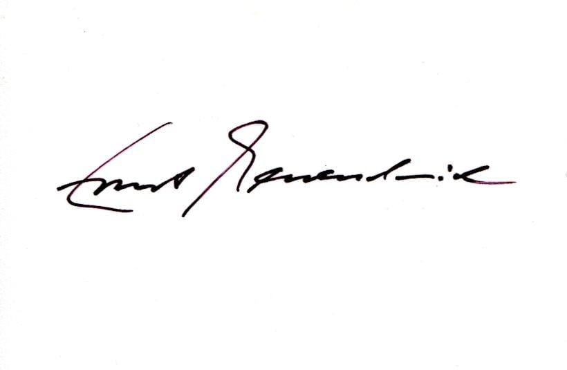 Messerschmid, Ernst autograph