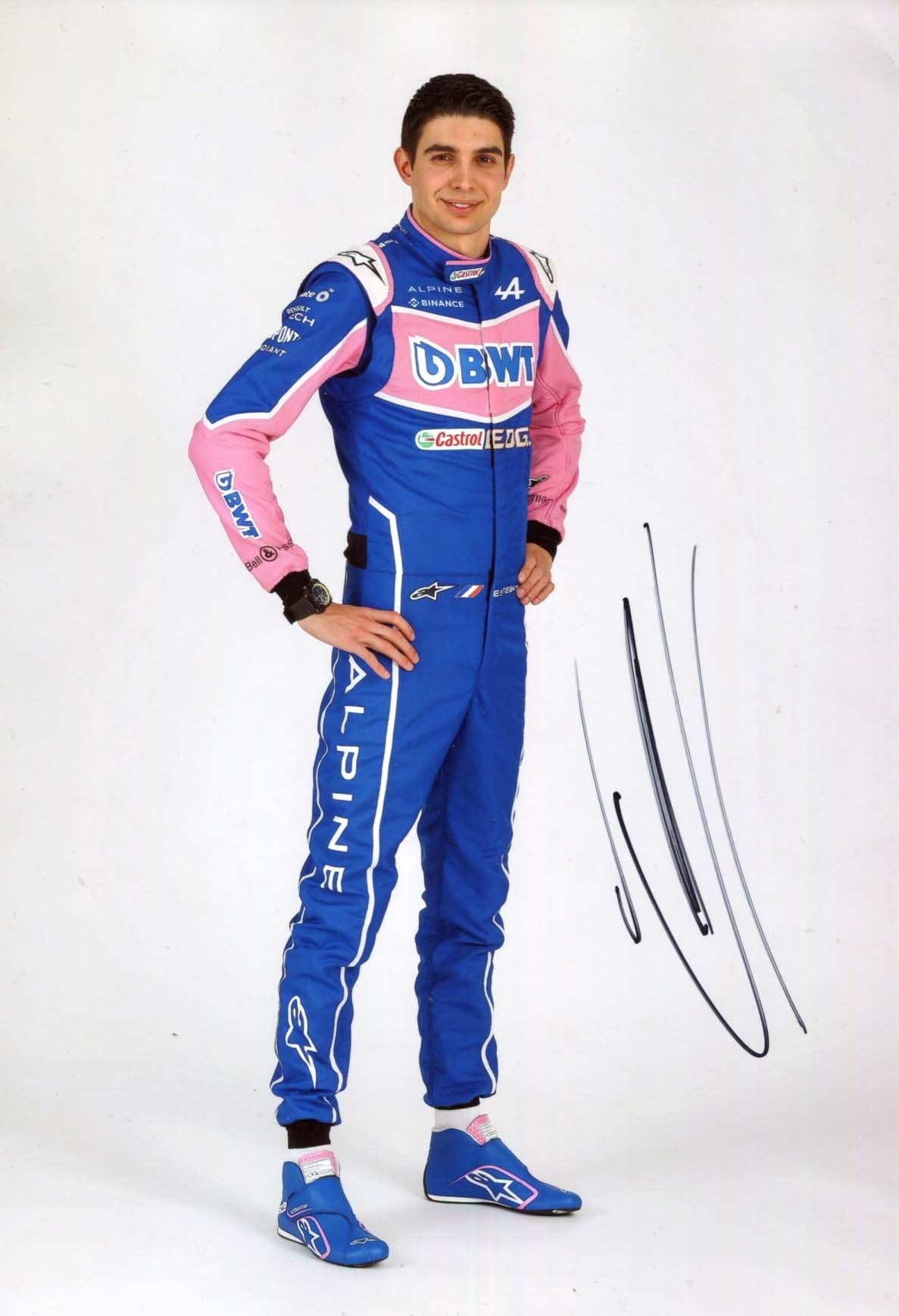 Esteban  Ocon Autograph Autogramm | ID 7549361258645