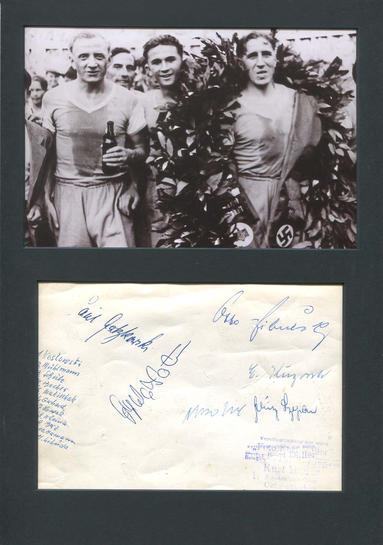 FC Schalke 04 Soccer Team 1964 autograph