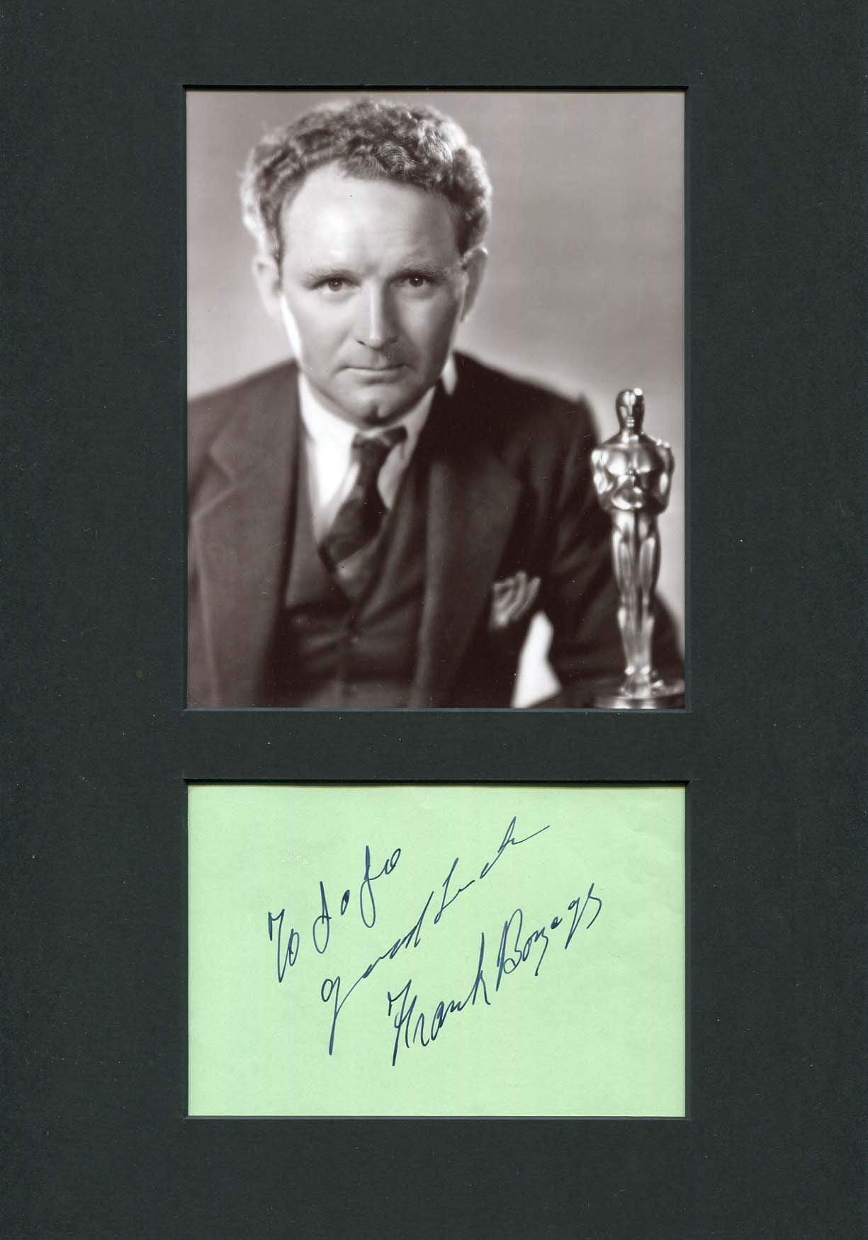 Frank Borzage Autograph Autogramm | ID 6952858779797