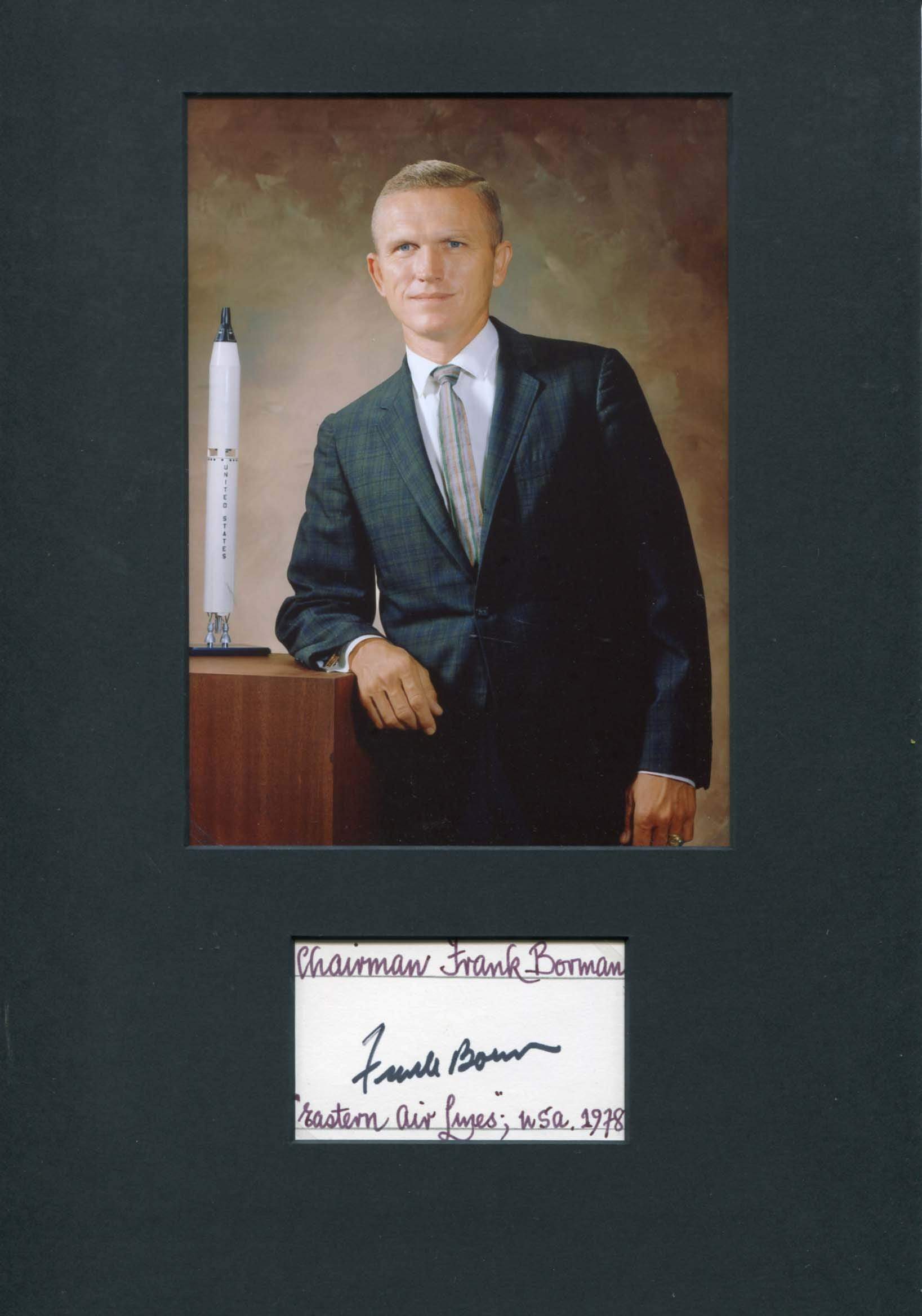 Borman, Frank autograph