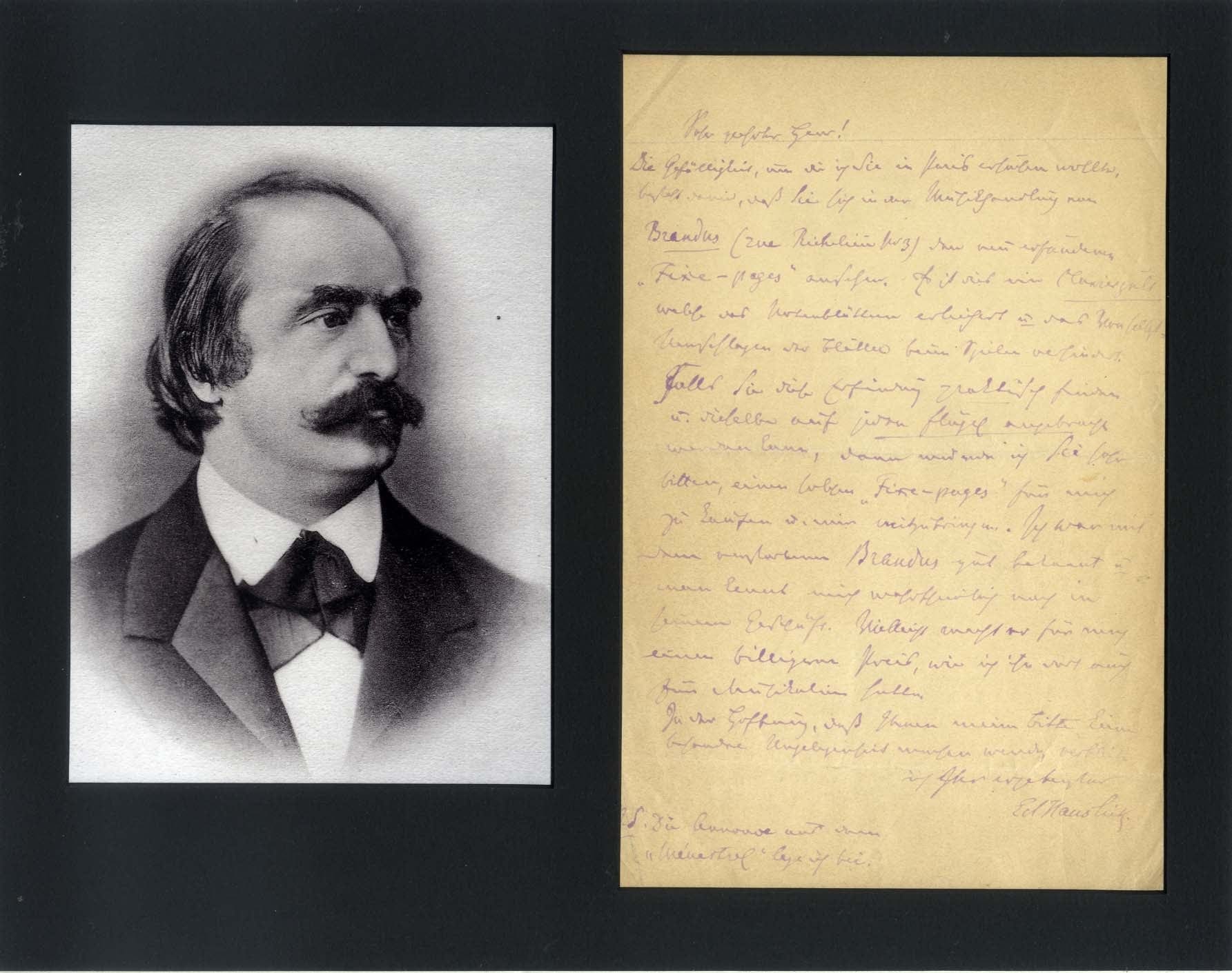 Franz Liszt Autogramm