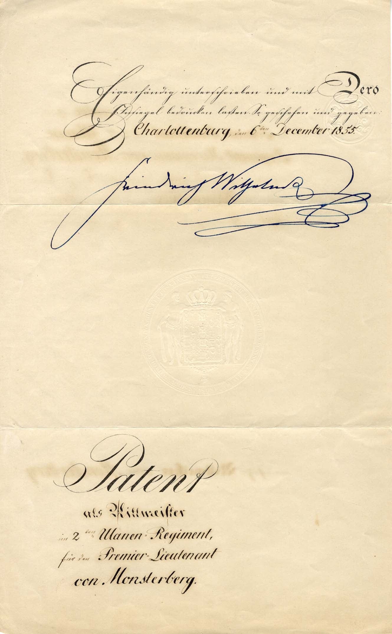  Frederick William IV Autograph Autogramm | ID 7866012795029