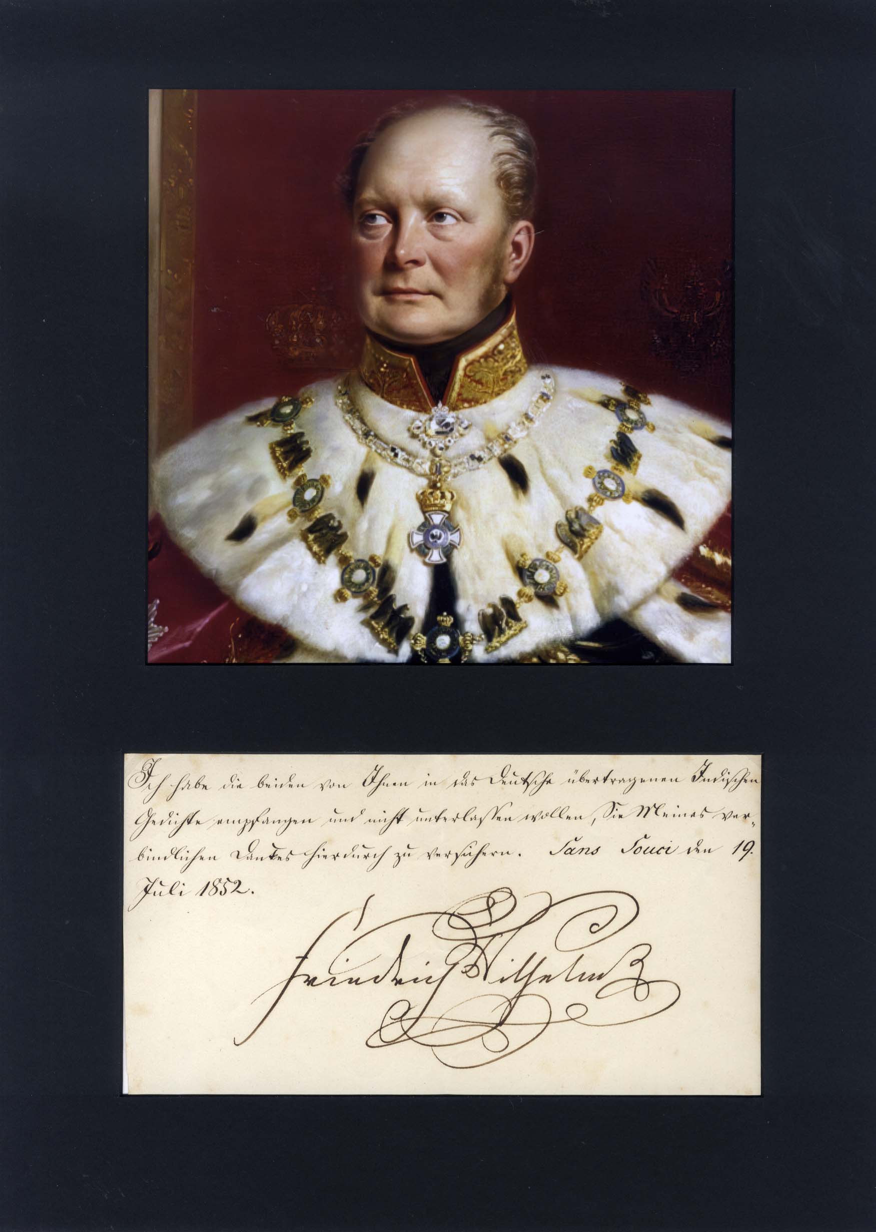 Frederick William IV Autograph Autogramm | ID 7625450651797