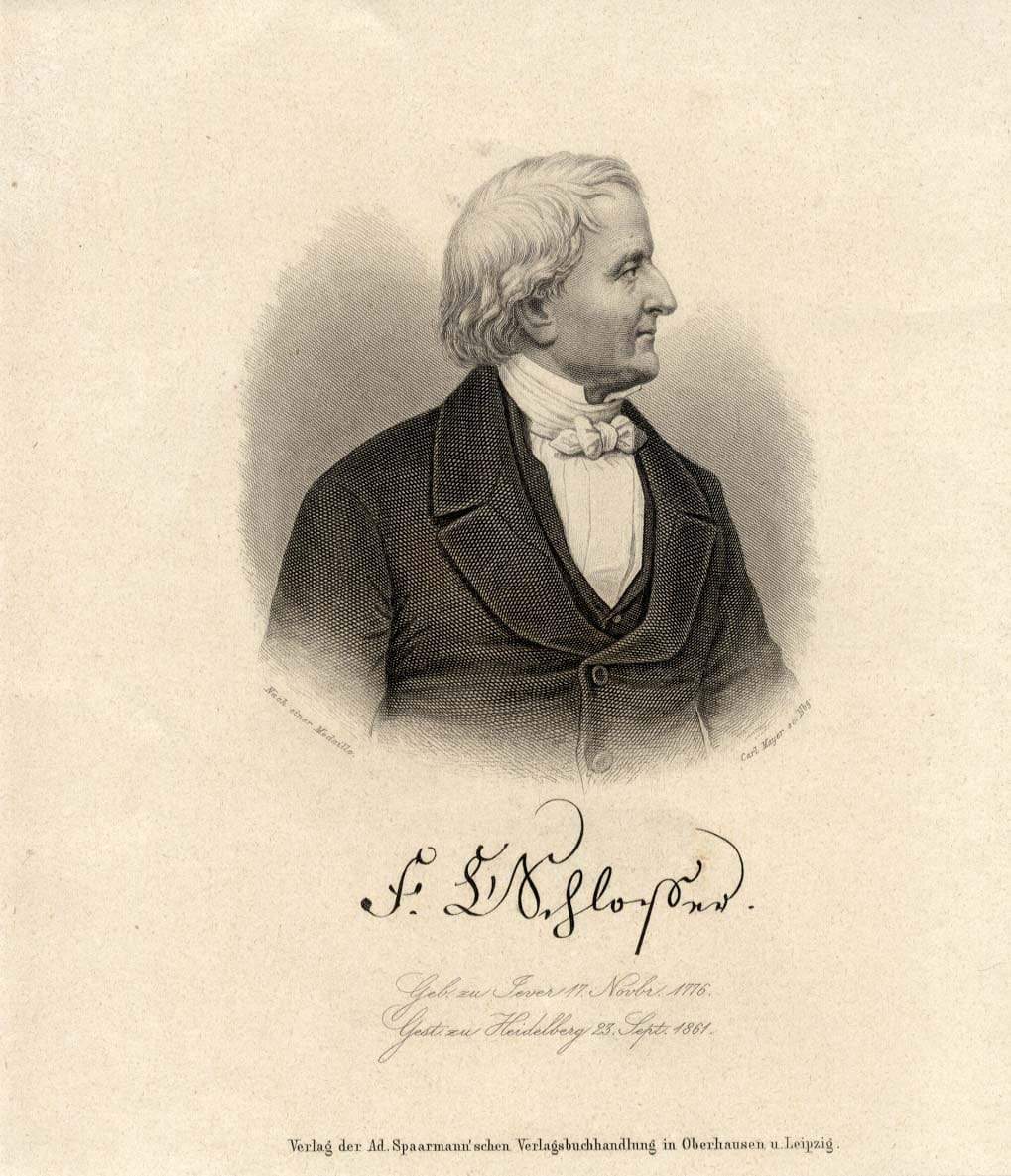 Schlosser, Friedrich Christoph autograph