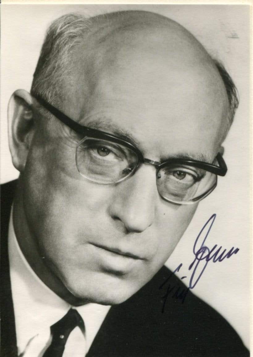 Erler, Fritz autograph