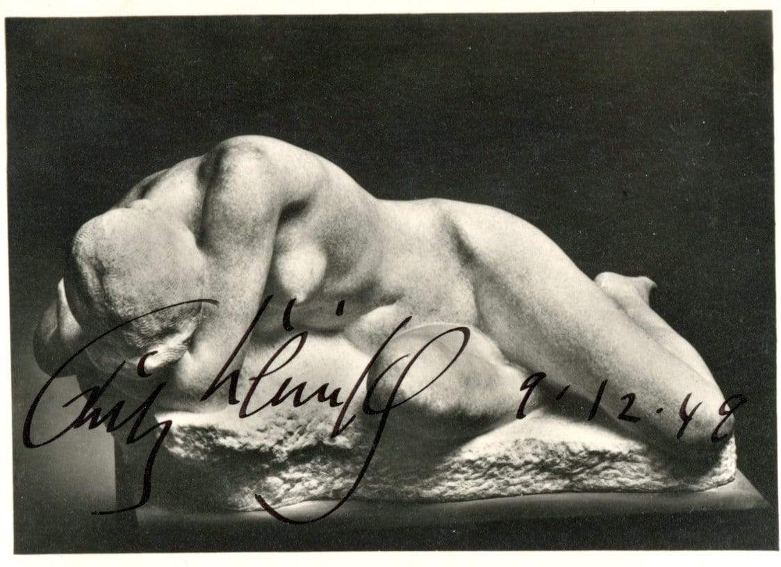 Klimsch, Fritz autograph