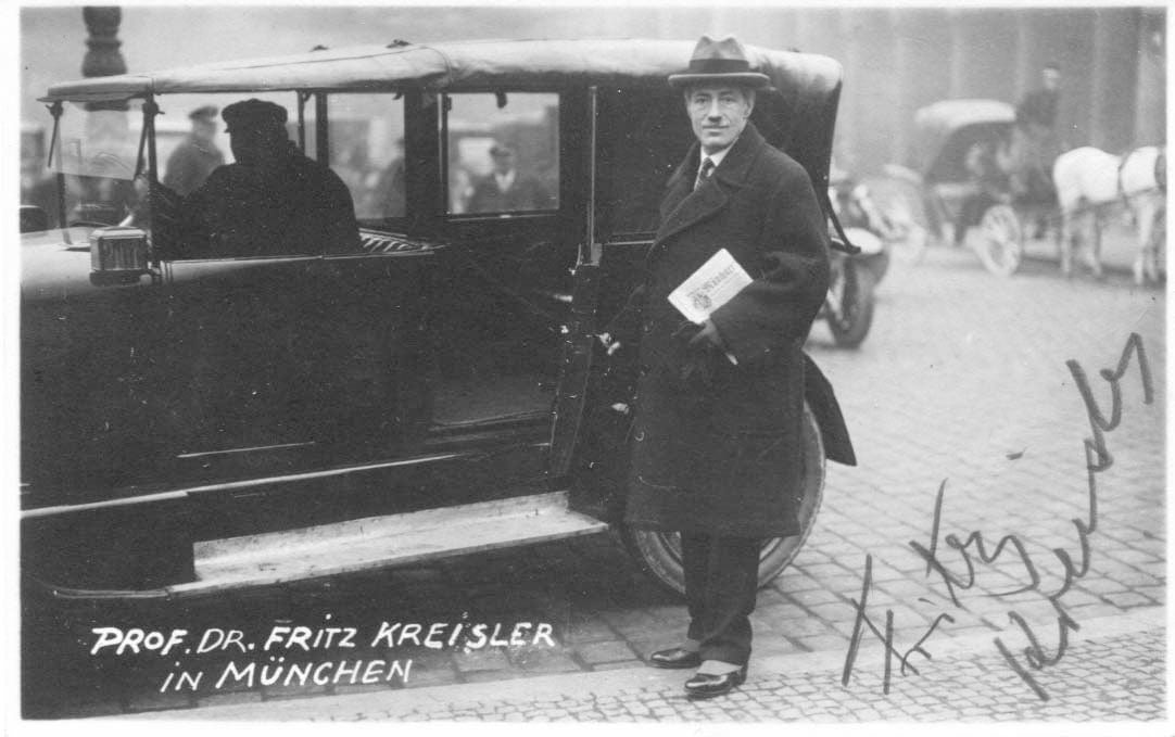 Fritz Kreisler Autogramm