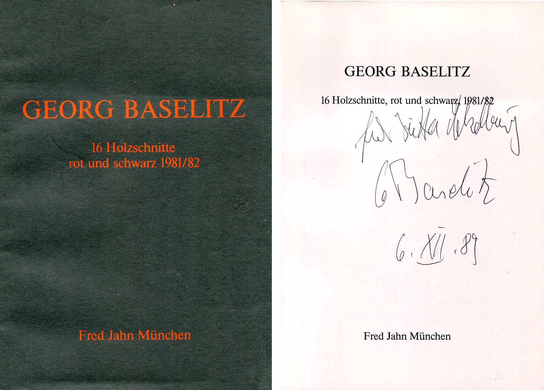 Georg Baselitz Autograph Autogramm | ID 7069682270357