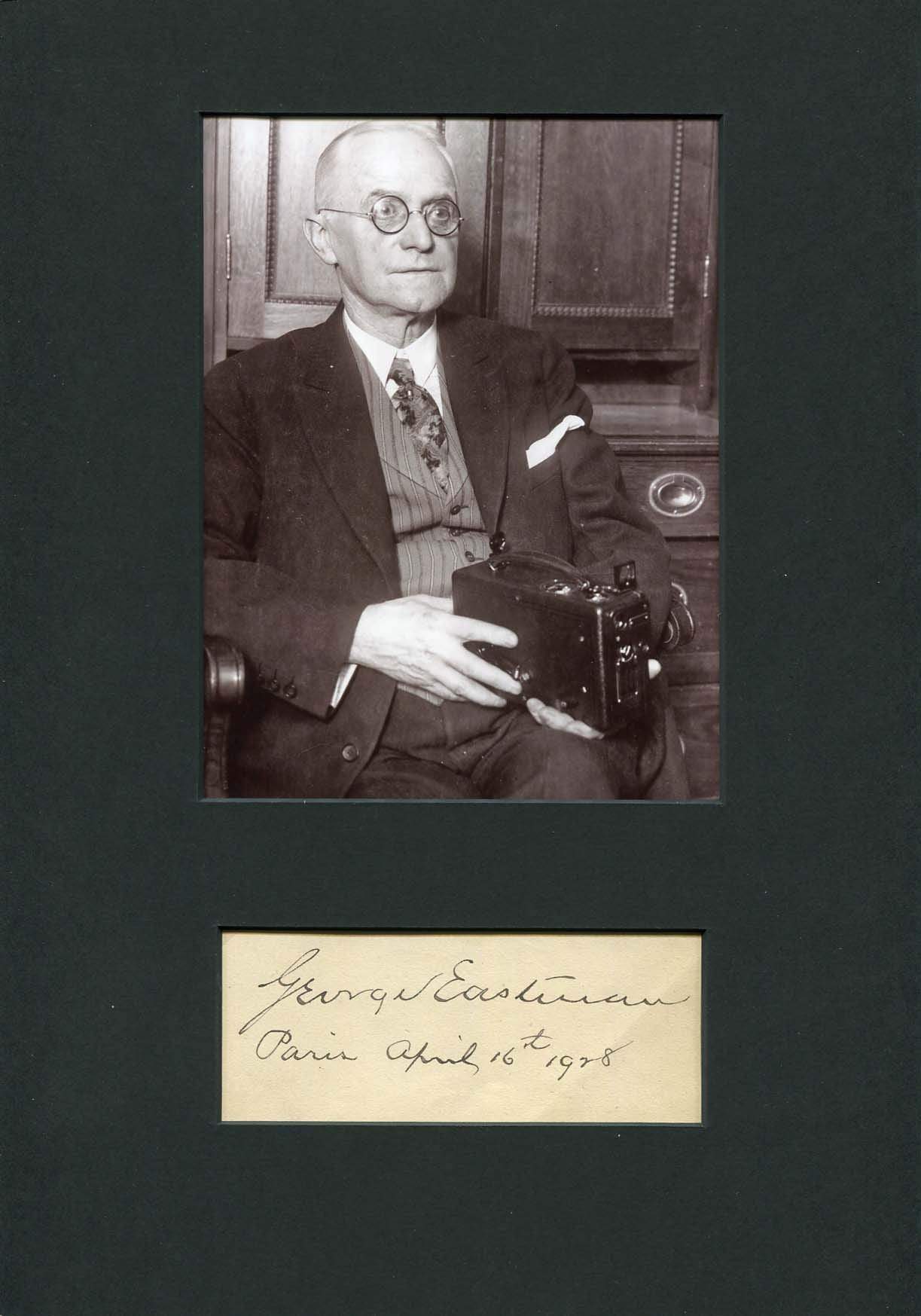 Eastman, George autograph