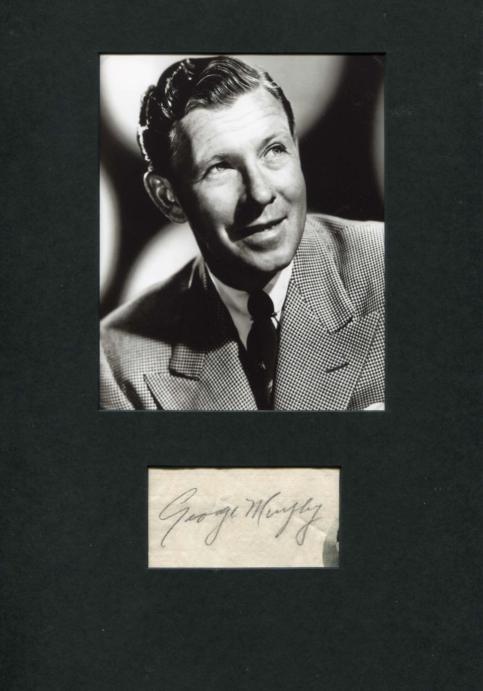 Murphy, George autograph