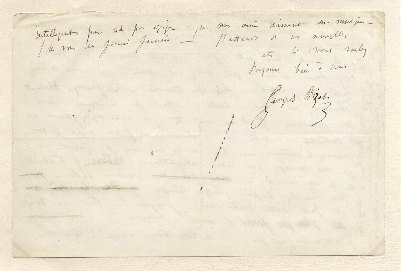 Georges Bizet Autograph Autogramm | ID 7440916807829