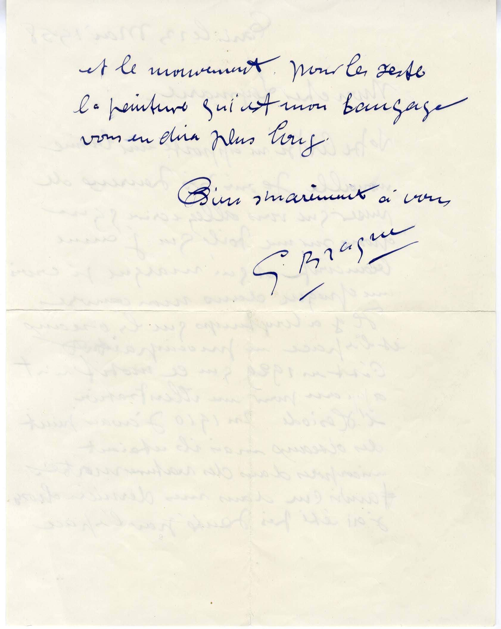 Georges Braque Autograph Autogramm | ID 7013251350677