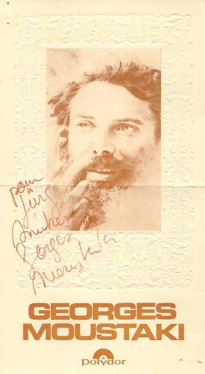 Georges Moustaki Autograph Autogramm | ID 6986663297173