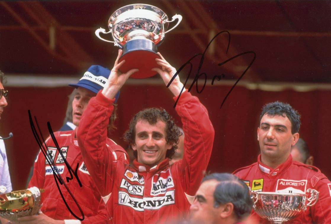Gerhard &amp; Alain Berger &amp; Prost Autograph Autogramm | ID 7422180851861