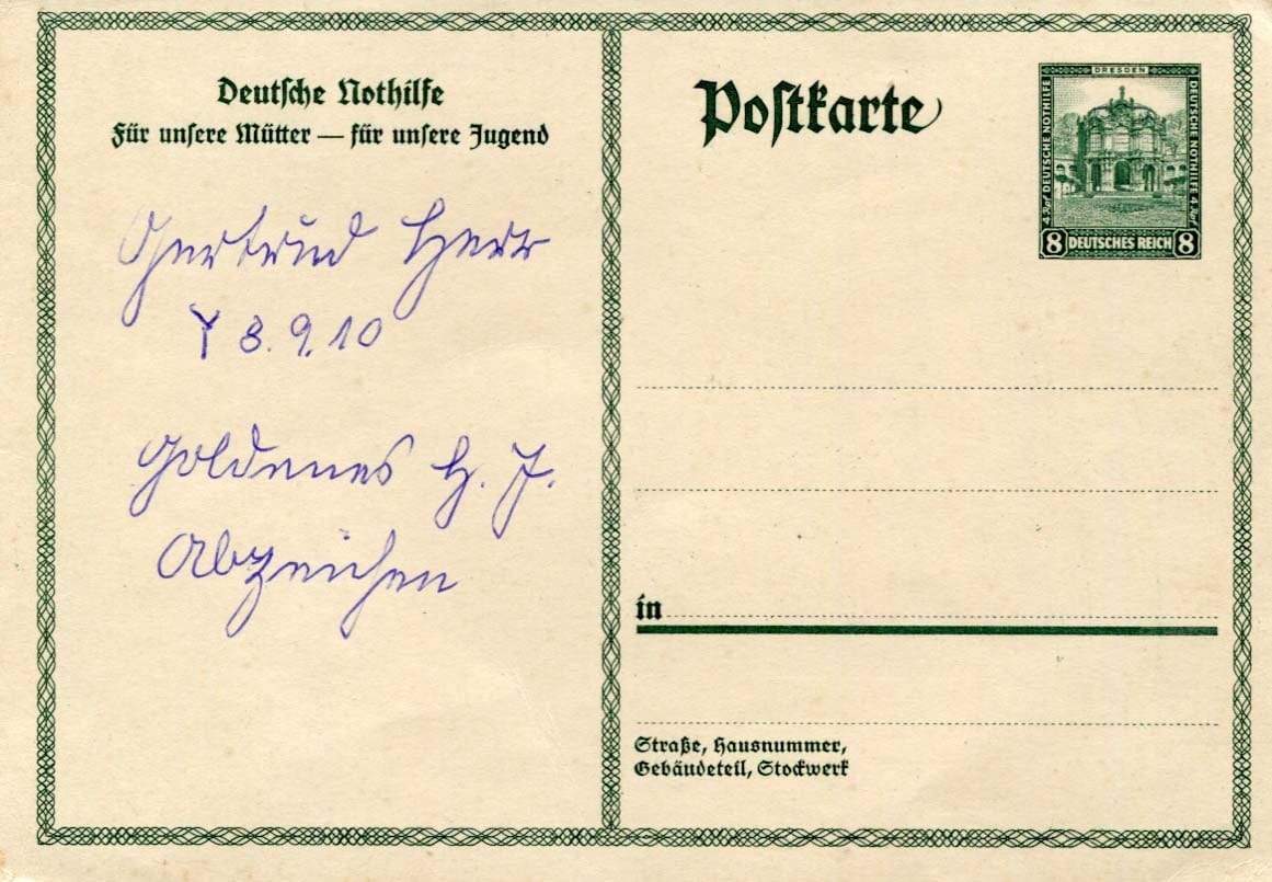 Herr, Gertrud autograph