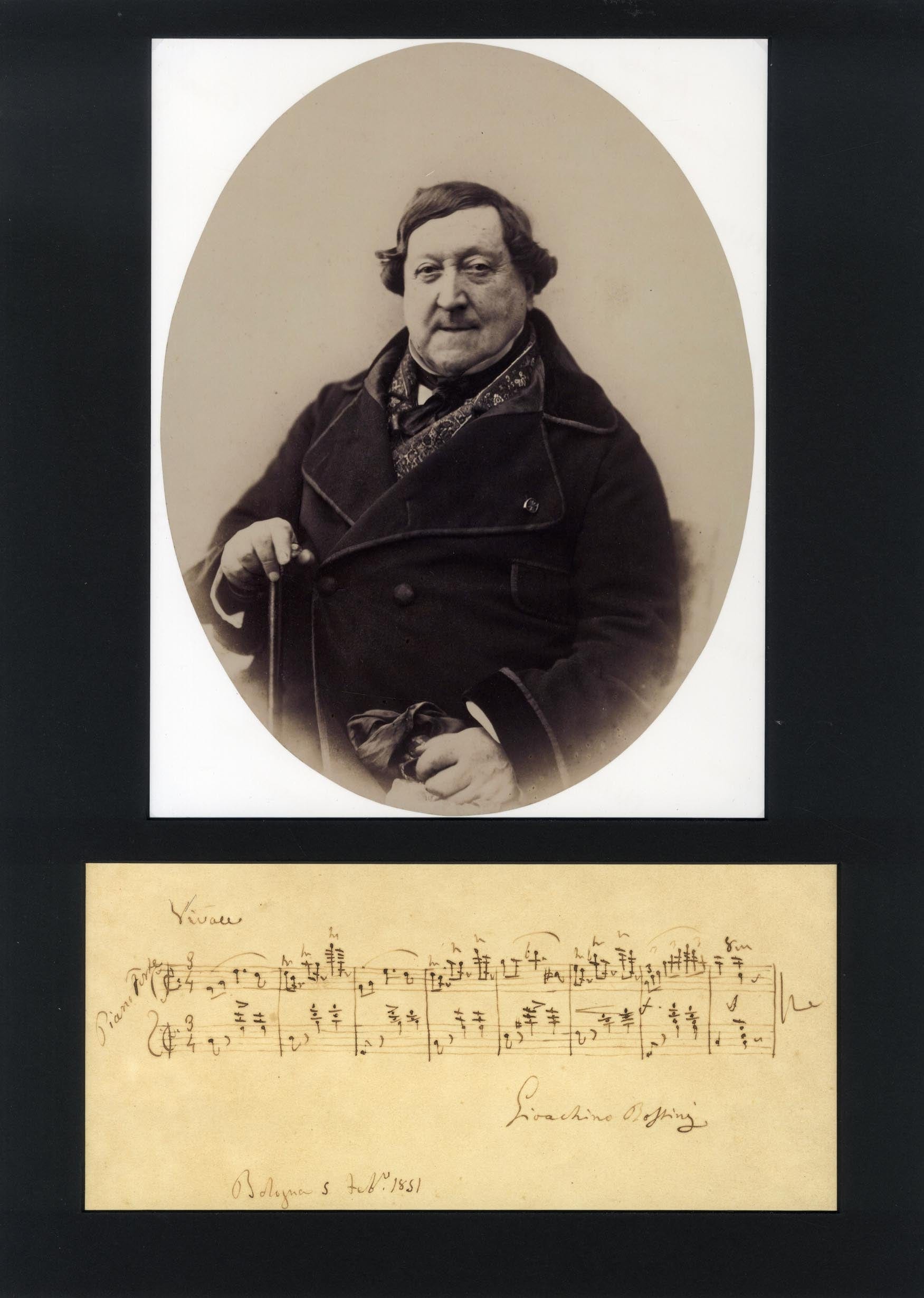 Giachino Antonio Rossini Autograph Autogramm | ID 7405468614805