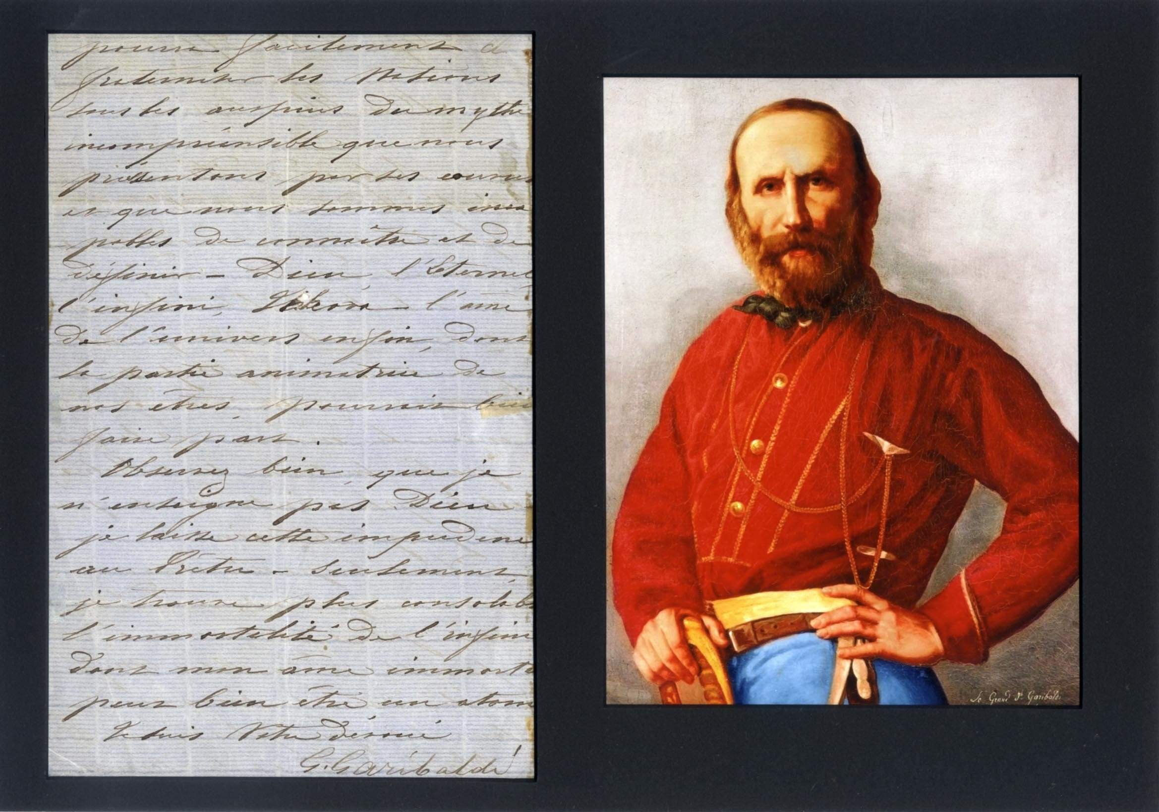 Garibaldi, Giuseppe autograph
