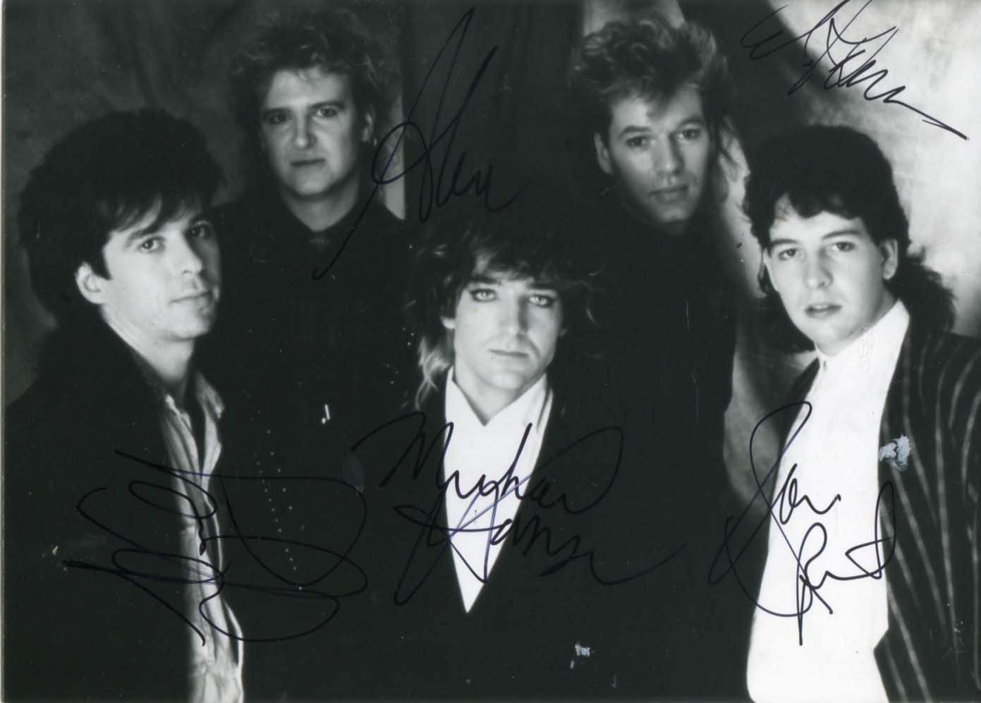 Glass Tiger autograph