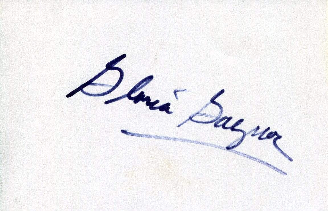 Gaynor, Gloria autograph
