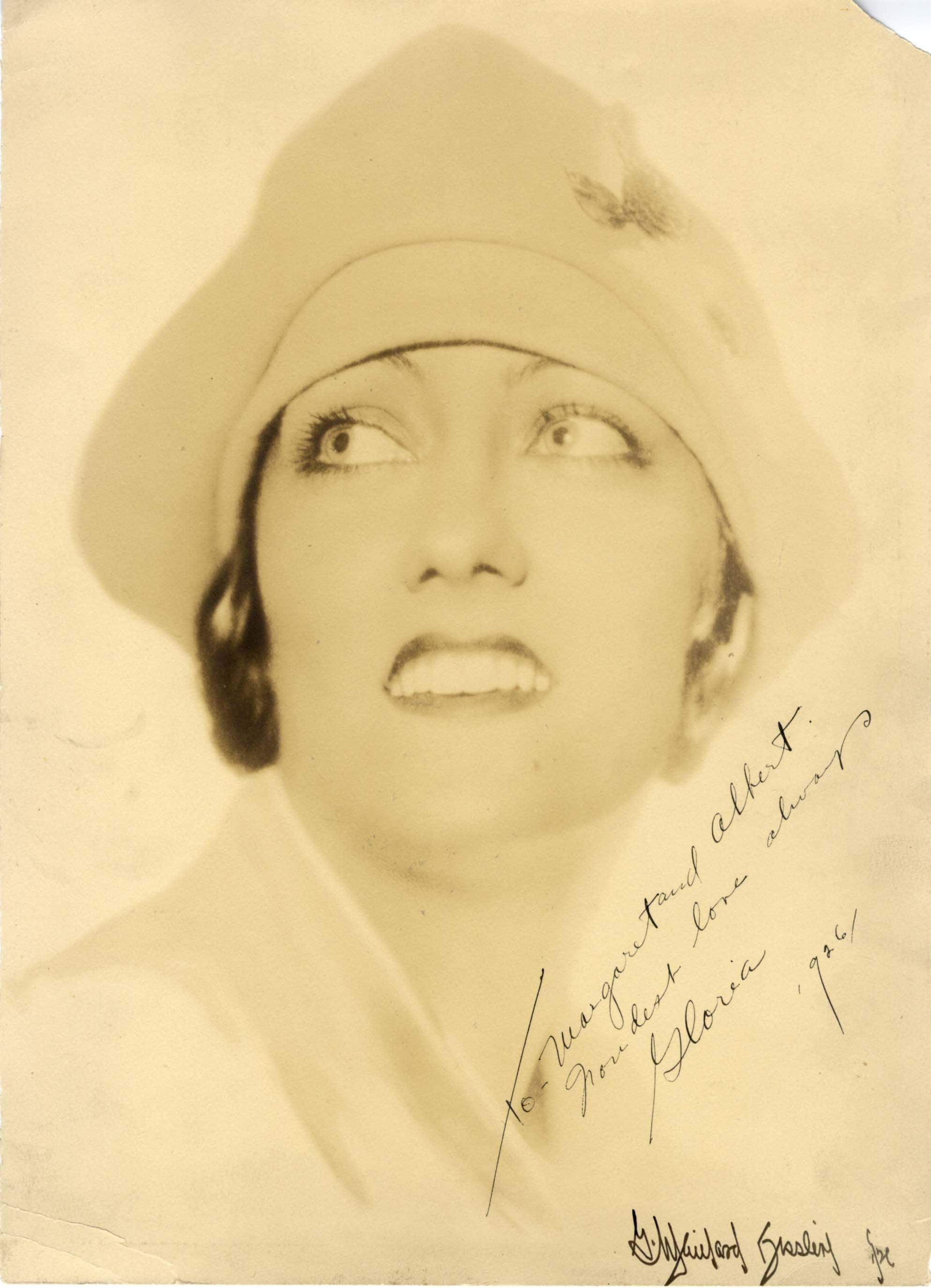 Swanson, Gloria autograph