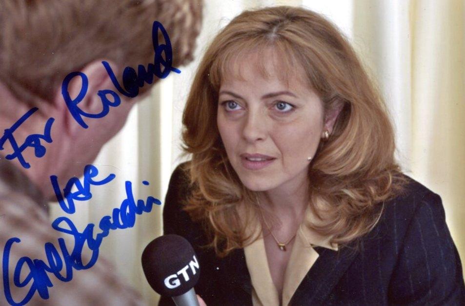 Scacchi, Greta autograph