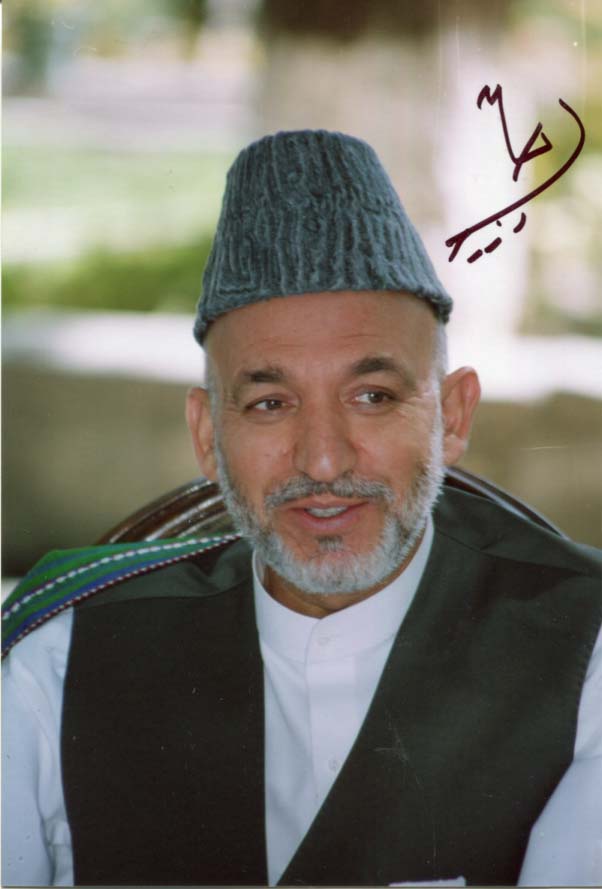 Hamid Karzai Autograph Autogramm | ID 7799922851989
