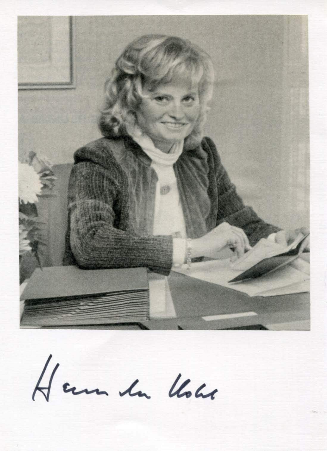 Kohl, Hannelore autograph