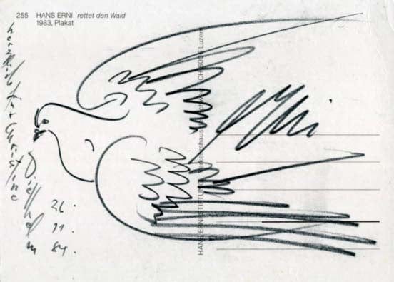 Hans Erni Autograph Autogramm | ID 7372218695829