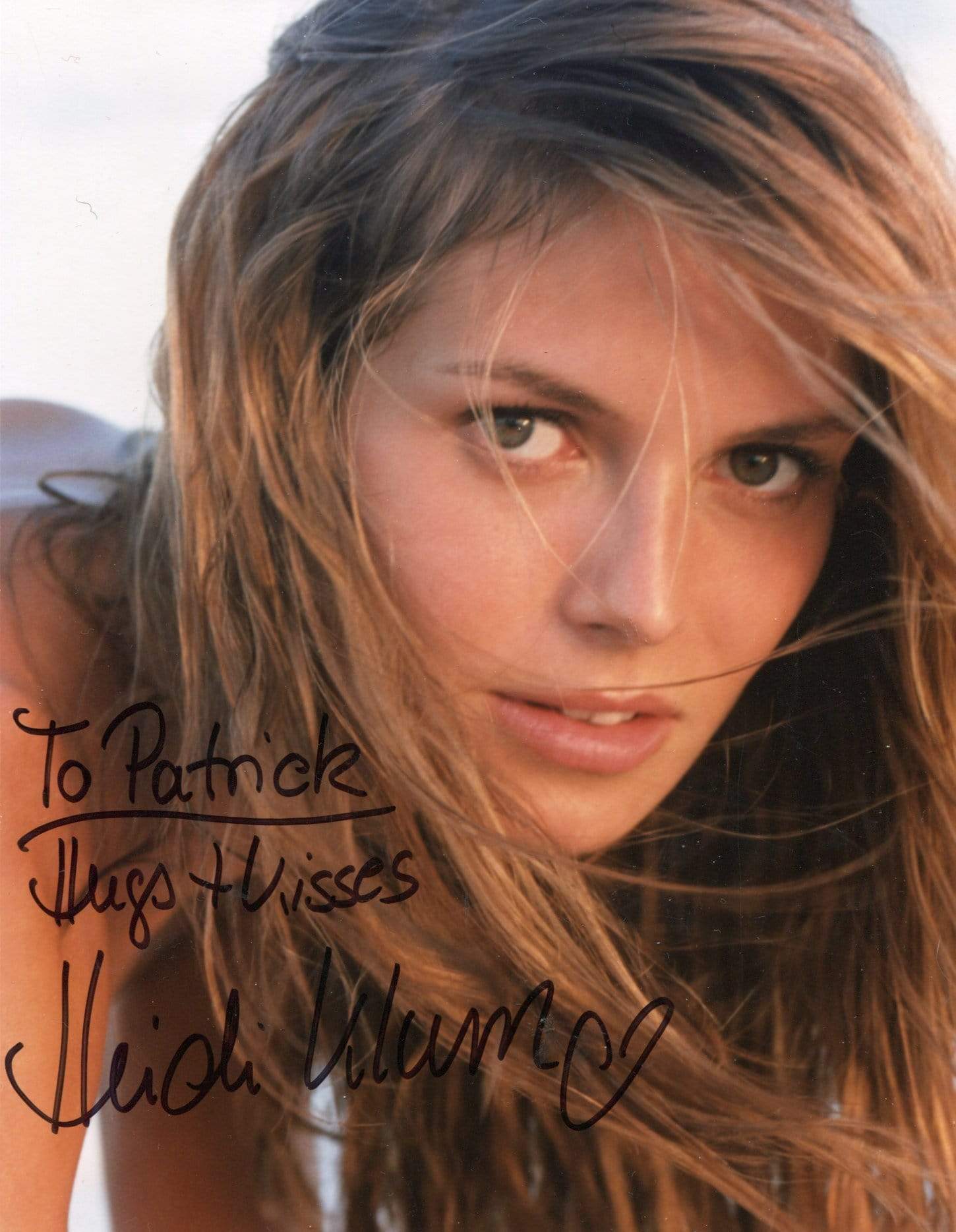 Klum, Heidi autograph