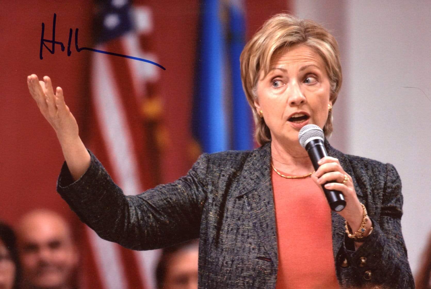Clinton, Hillary autograph