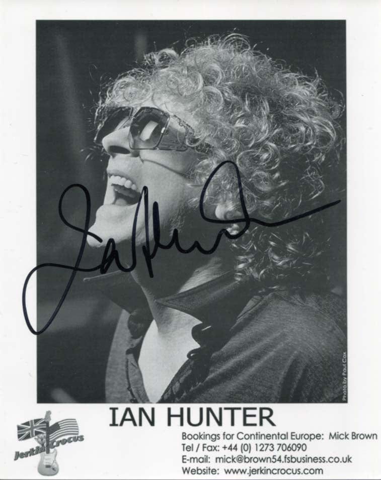 Ian Hunter  Autograph Autogramm | ID 7347412205717