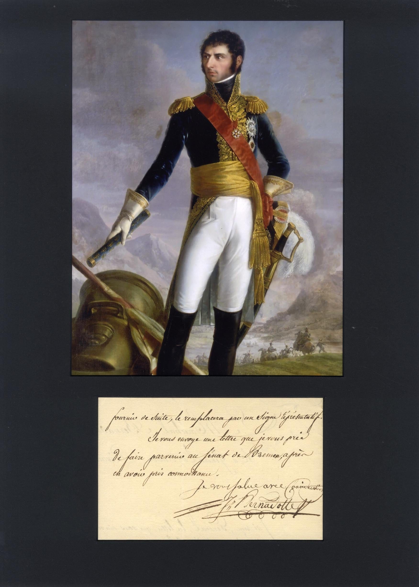 Jean Baptiste Bernadotte Autogramm