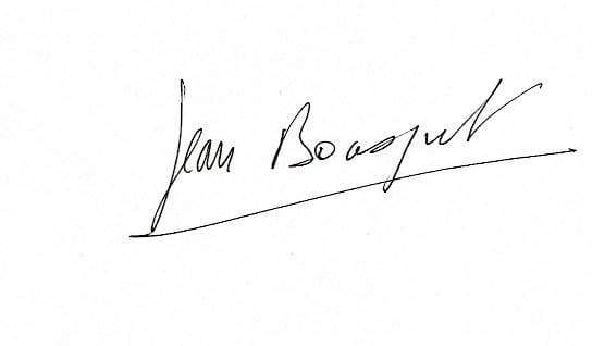 Bousquet, Jean autograph