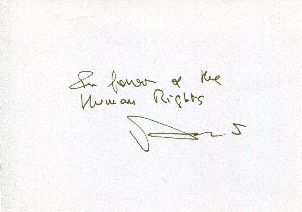 Dausset, Jean autograph