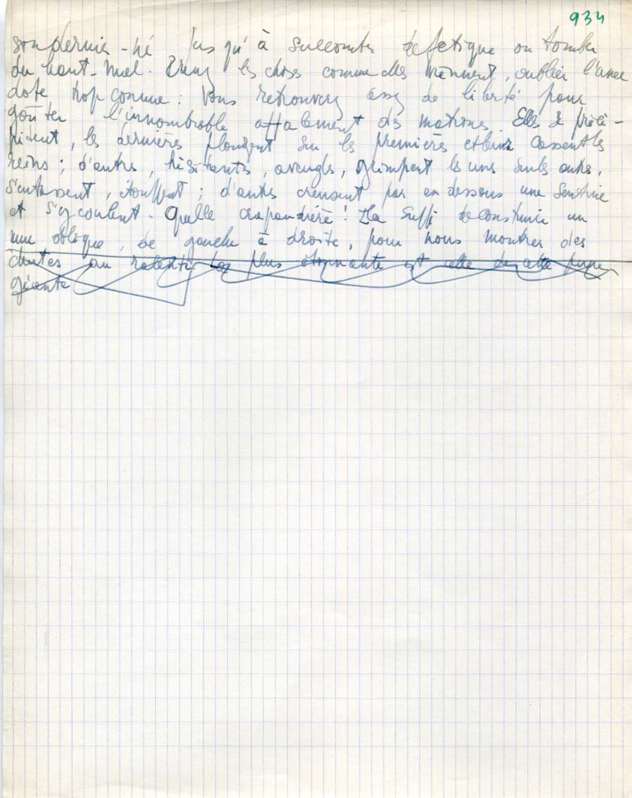 Jean-Paul Sartre 963 pages manuscript on Tintoretto