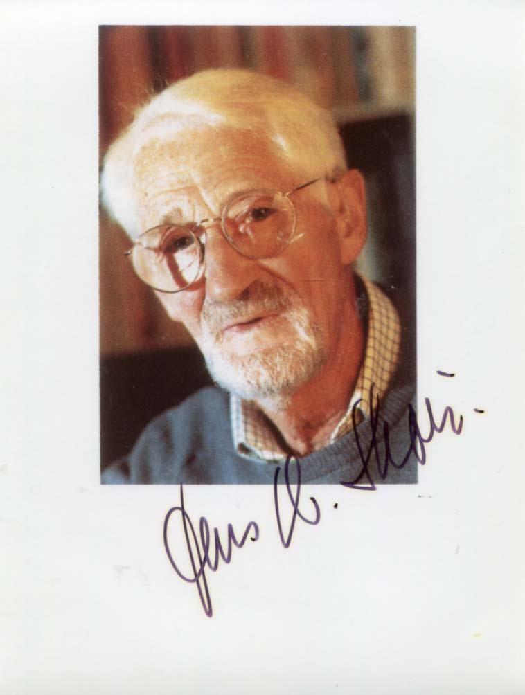 Skou, Jens Christian autograph