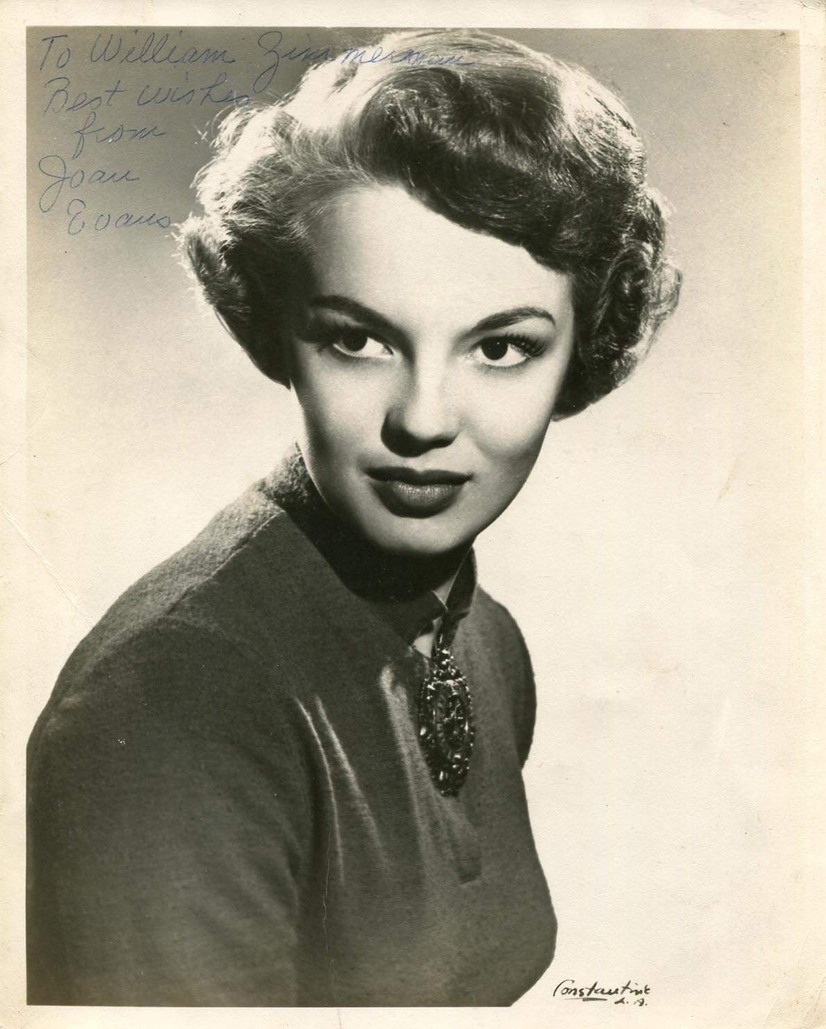 Evans, Joan autograph