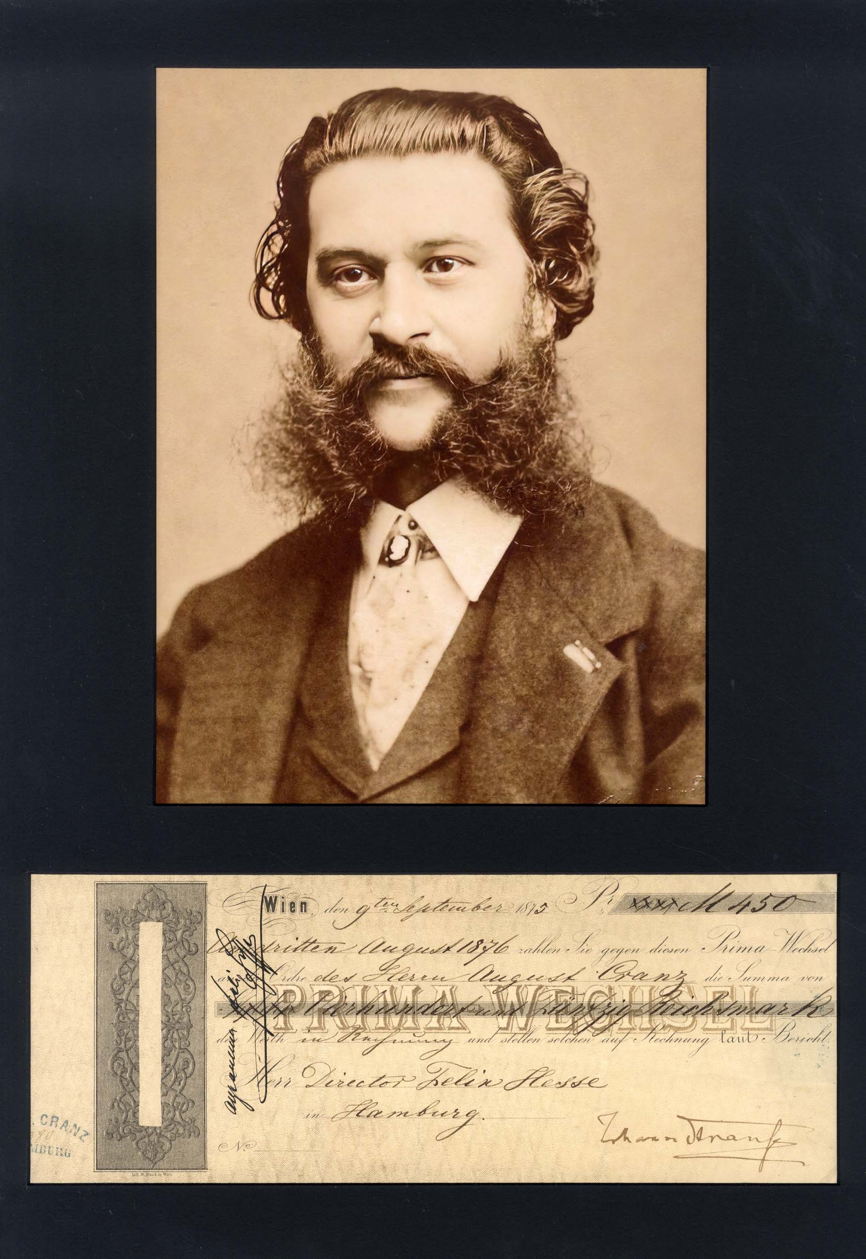 Johann Strauss II Autograph