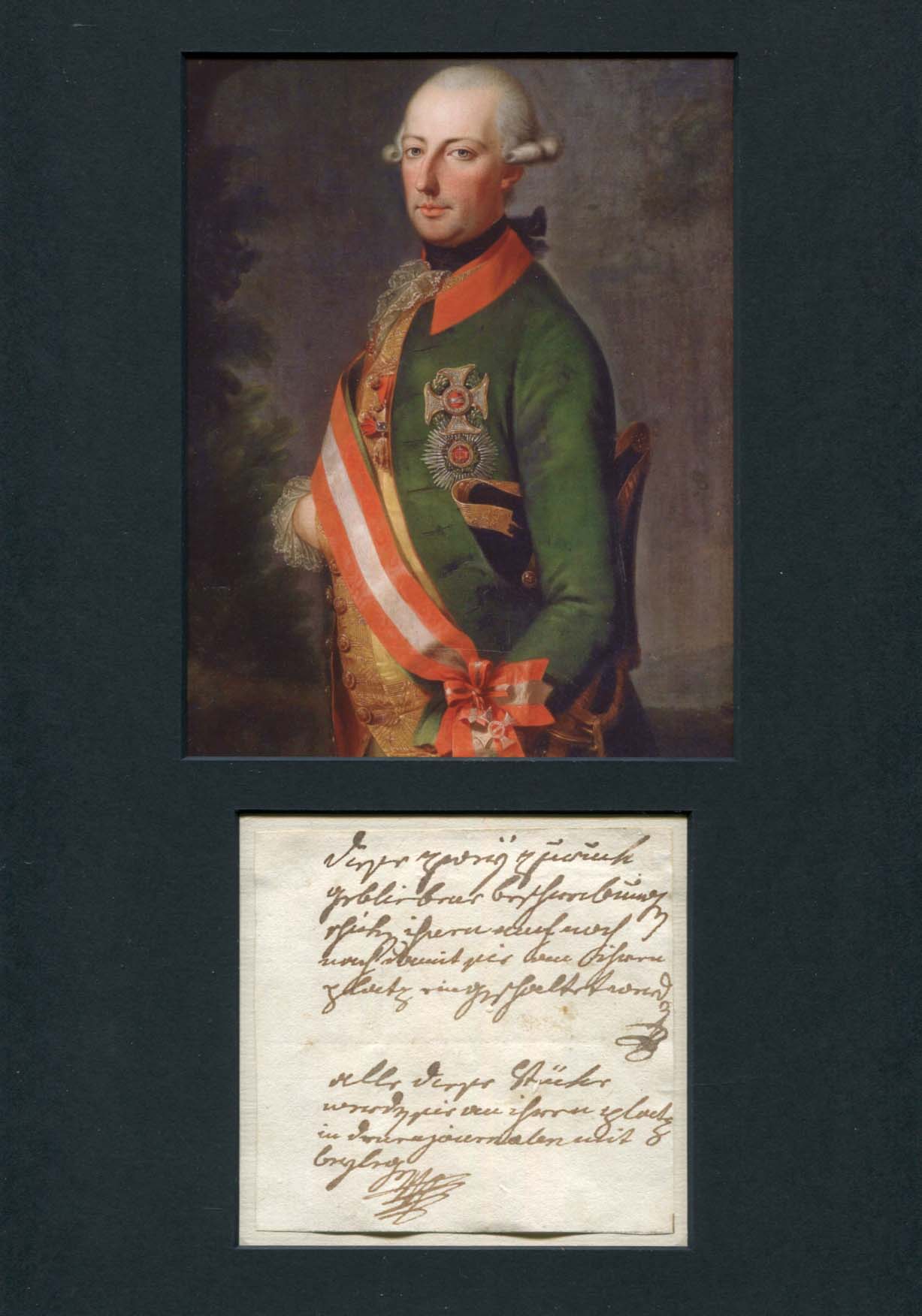 Joseph II Autograph