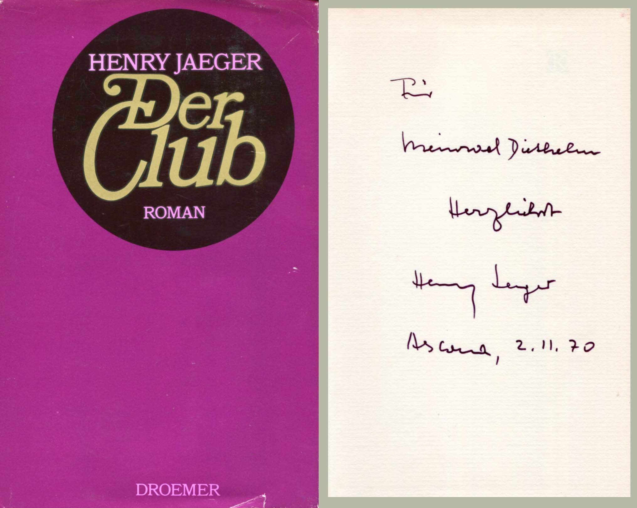 Jaeger, Henry autograph