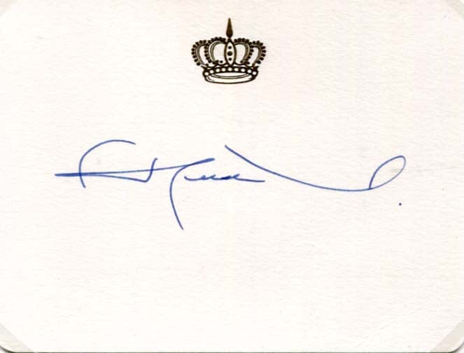 King Hussein of Jordan Autograph Autogramm | ID 7774288445589