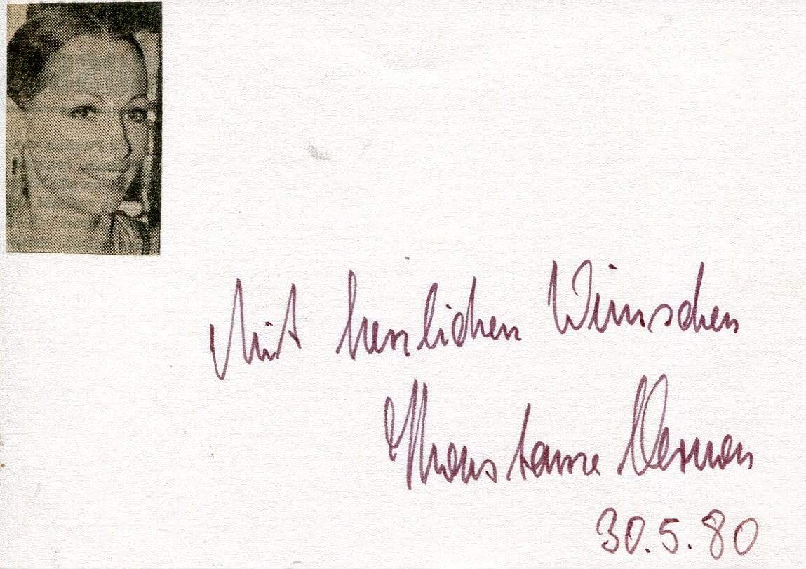 Vernon, Konstanze autograph