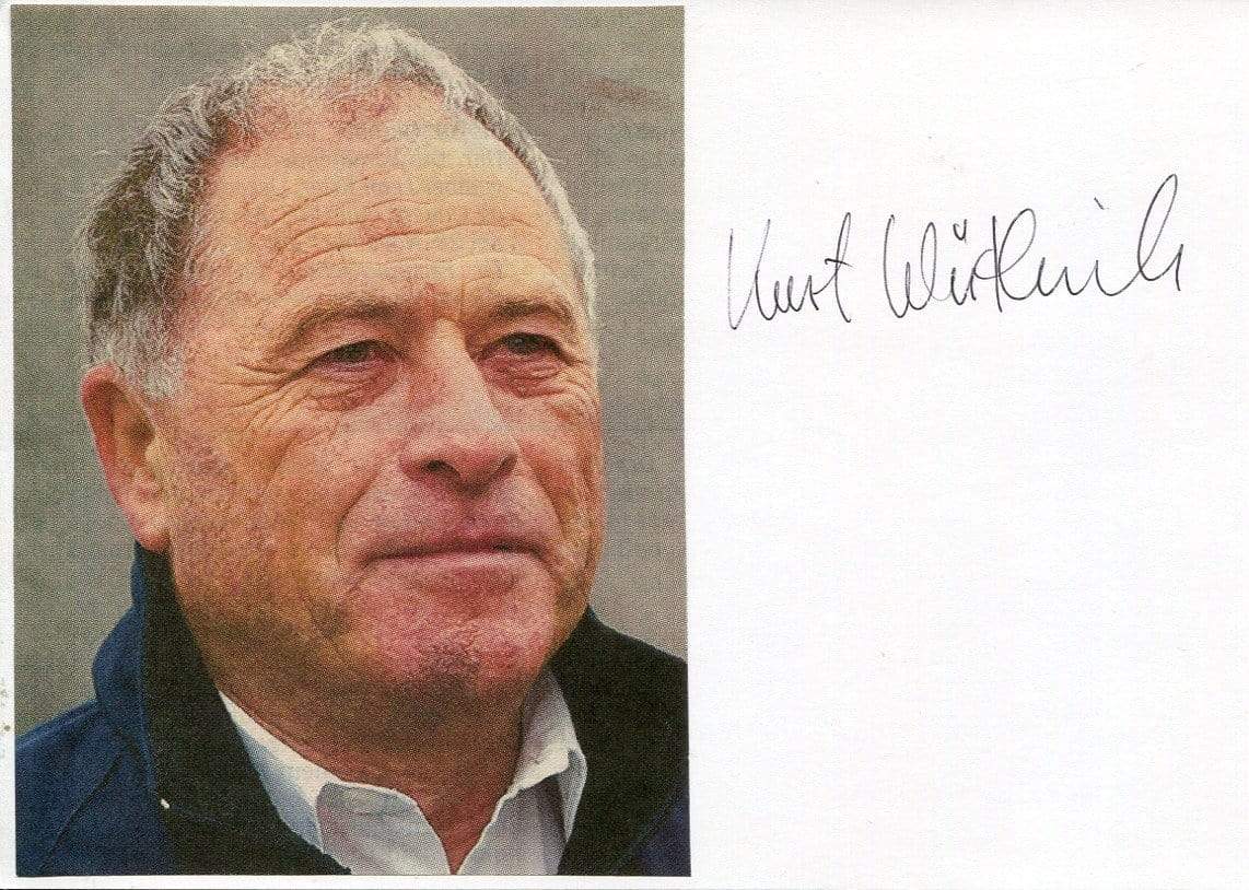 Wüthrich, Kurt autograph