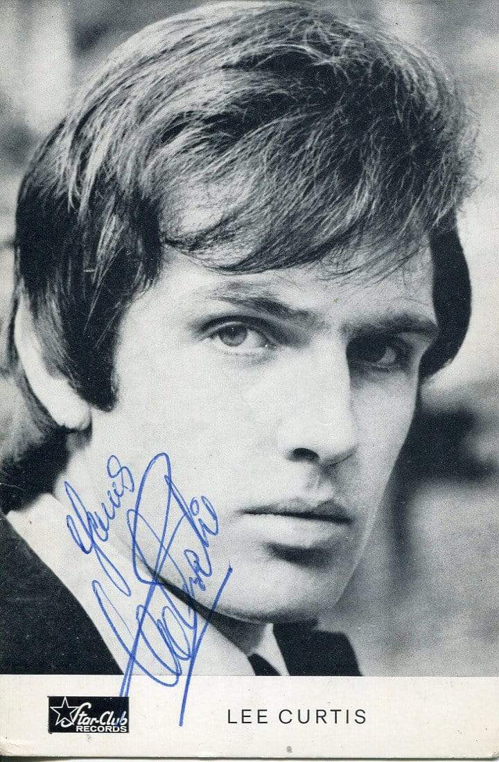 Lee Curtis and the All-Stars autograph