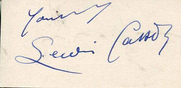 Casson, Lewis autograph