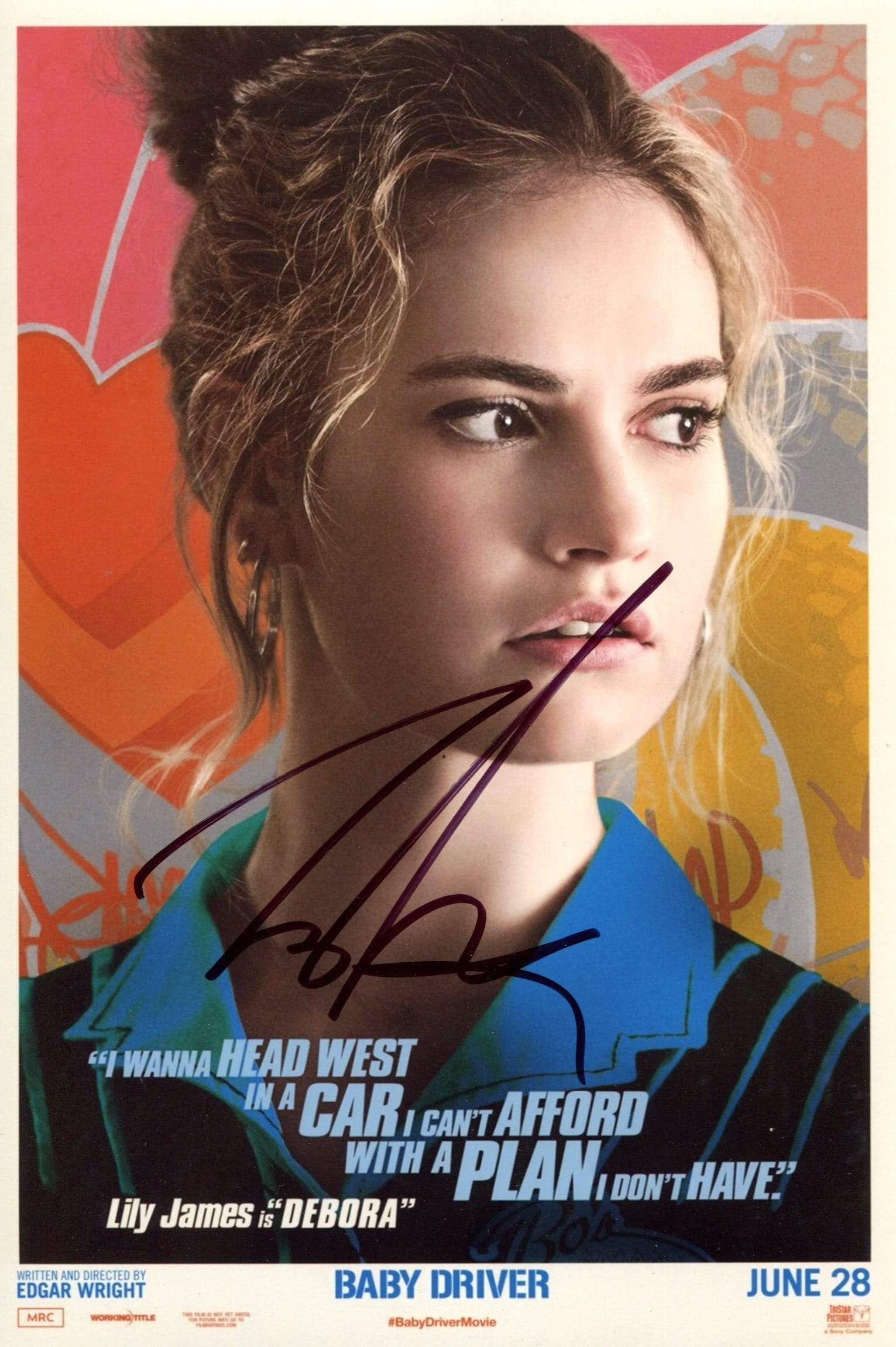 Lily James Autograph Autogramm | ID 7024794108053