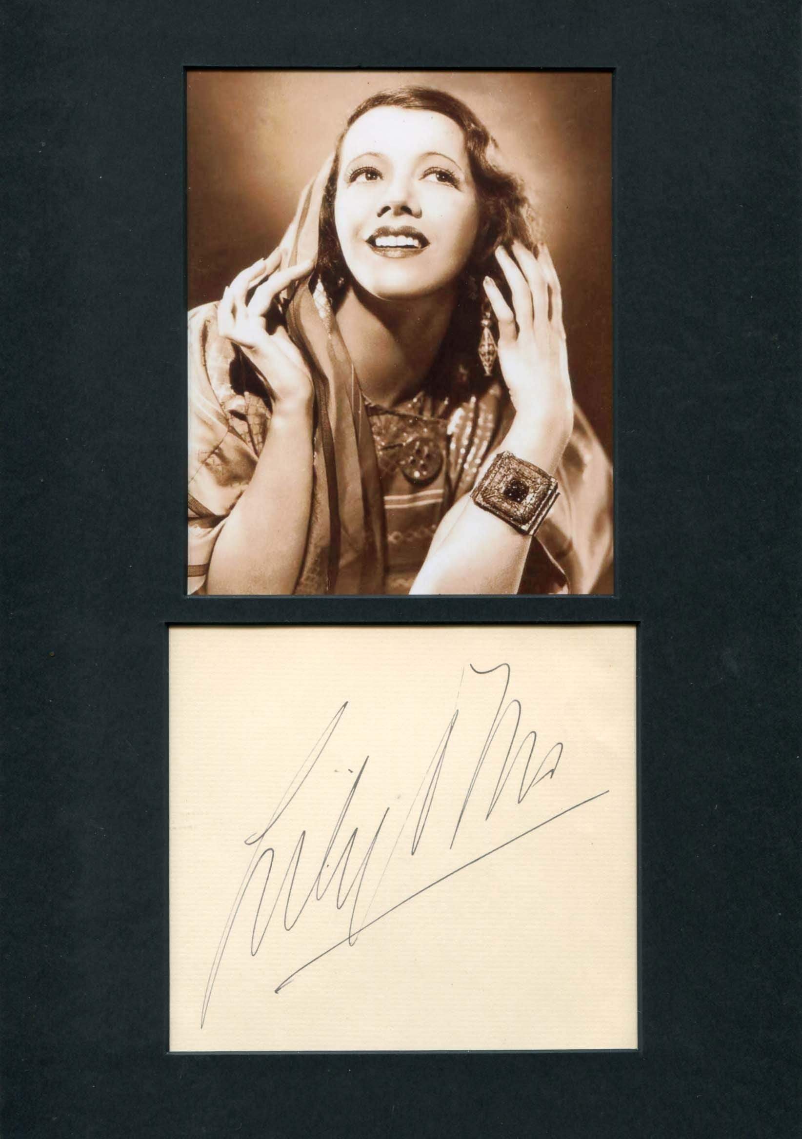 Pons, Lily autograph